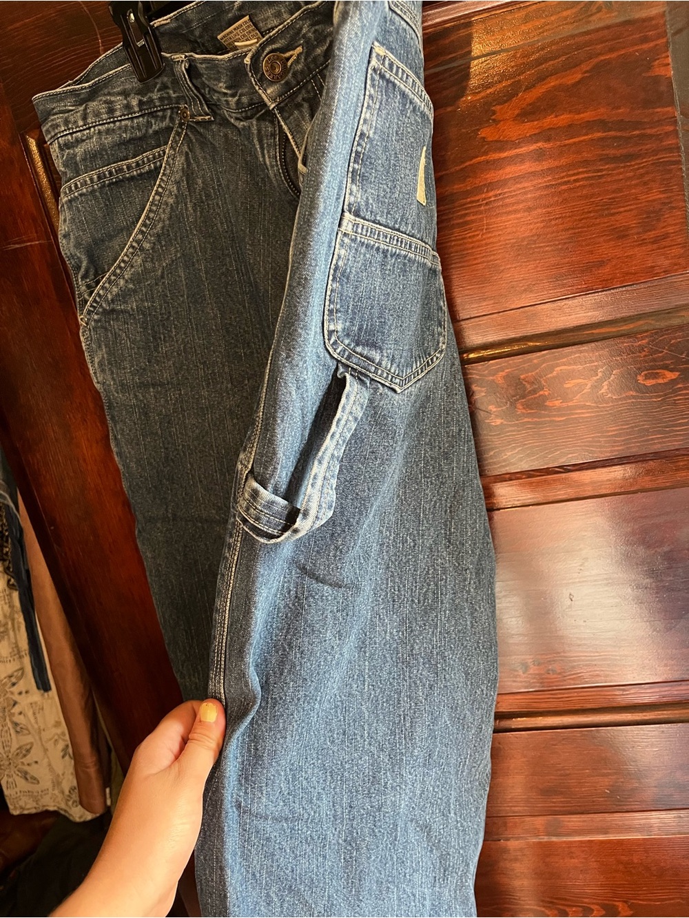Men’s Lee flannel lined work jeans